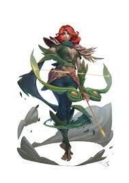 Artstation Windranger Charlo Nocete Character Illustration Character Concept Character Design