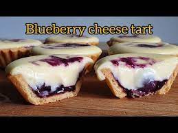 How To Make Blueberry Cheese Tart Homemade Blueberry Cheese Tart Cheese Tart Recipe Youtube Cheese Tarts Tart Recipes Tart
