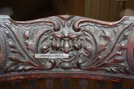 Antique Northwind Large Oak Rocking Chair With Carved Face Rocker Early 1900 S Antique Rocking Chairs Old Rocking Chairs Rocking Chair