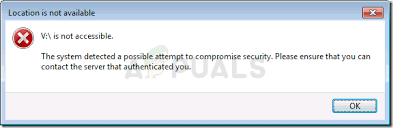 Fix The System Detected A Possible Attempt To Compromise Security Appuals Com