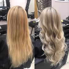 This blonde looks is super natural looking, with white blonde highlights through the bottom sections and warmer dirty blonde sections showing through from underneath. Hair Jungle Creamy Blonde Balayage This Lovely Facebook