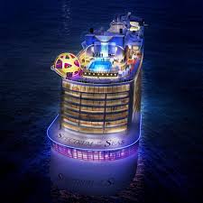 Cruise Ships Are Getting Colorful Lighting To Make Ships Even More Festive At Night Royal Caribbean S Spectrum Of Cruise Ship Cruise Planning Royal Caribbean