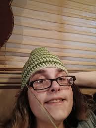 A lot simpler than my spider I posted earlier. But here's one of my worry  buddies that I make and give away for mental health. I can work these up in  around