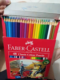 Permanent colour pencils in a standard size and hexagonal shape. Faber Castell 48 Classic Colour Pencils Design Craft Craft Supplies Tools On Carousell