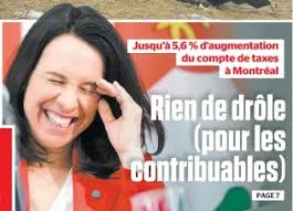 Rien de drôle (pour les contribuables)