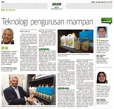 Fakulti sains & teknologi universiti kebangsaan malaysia. Beras Negara Part 2 Teknologi Pengurusan Mampan Pejabat Naib Canselor