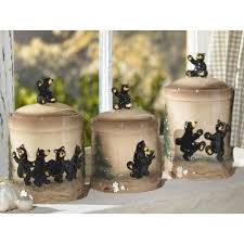 Bear Kitchen Canister Set Lodge Decor Kitchen Dining Cabin Kitchen Decor Lodge Decor Lodge Decor Kitchen