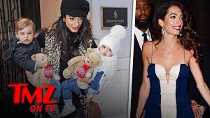 They were born in london on tuesday morning, the publicist of her actor husband george clooney said. George Amal Clooney S Twins Are Adorable Tmz Tv Youtube
