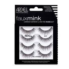 Magnetic lashes, liner & lash kits. Ardell Eyelash Faux Mink 817 Black 4pc Target