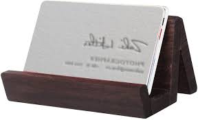 Stay organized with business card holders for desks. Buy Business Card Holder For Desk Valuable Black Walnut Wooden Business Card Holder Stand For Desktop Rustic Business Card Holder Display Desk Name Card Rack Organizer Black Walnut Online In Vietnam B095jmpd6s