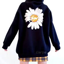 siyah aycicek oversize sweatshirt svetsortler siyah erkek giyim