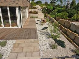 Weg Holz Terrasse Garten Deco Vorgarten Vorgarten Gestalten