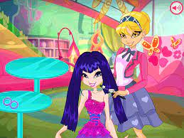 Winx Club Hair Salon Game Play Online At Y8 Com