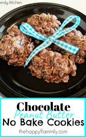 No Bake Chocolate Peanut Butter Oatmeal Cookies Recipe In 2020 Peanut Butter No Bake No Bake Cookies Baking Recipes Cookies