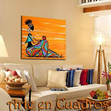 Living Room Canvas Art Painting Acrylic African Art Paintings Easy Canvas Art