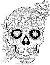 791x1024 click here to download the pdf for the sugar skull printable. Pin On Malbucher