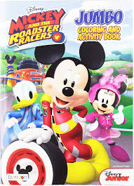 Learn how to draw and color mickey and minnie mouse christmas coloring page from the hit show mickey and the roadster racers on disney junior. Upd Mickey Roadster Racers Jumbo Coloring Book
