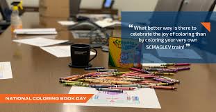 Coloring and coloring books have always been popular with children, but over the years, adults have gotten more and more involved with coloring. National Coloring Book Day Northeast Maglev