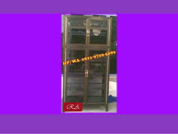 Gambar lemari piring aluminium (bukalapak.com). Promo 082197295989 Tsel Harga Lemari Rak Piring Aluminium Makassar