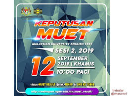 Rahsia lulus muet membantu graduan mendapatkan keputusan cemerlang dan memiliki band tertinggi dalam peperiksaan muet. Iraimalar Keputusan Muet Sesi 2 2019 Tarikh Facebook