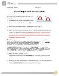 Check spelling or type a new query. Lab Experiment Student Exploration Periodic Trends Chemistry Worksheets Fraction Word Problems Super Teacher Worksheets