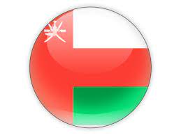 round icon illustration of flag of oman oman flag oman illustration
