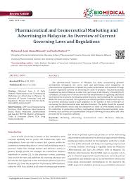 Assure consumers that your brand practises ethical manufacturing practices for food production. Pdf Pharmaceutical And Cosmeceutical Marketing And Advertising In Malaysia An Overview Of Current Governing Laws And Regulations