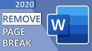 How to delete pages in word: How To Remove A Page Break In Word In 1 Minute Hd 2020 Youtube