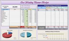 Wedding Planner Organiser Custom Excel Template Saving You