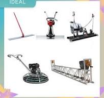 Various tools for concrete leveling - Ideal machinery