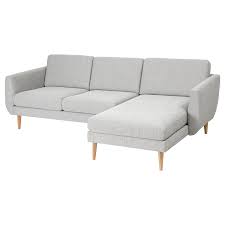 Hier finden sie eine tolle auswahl an sofas: Smedstorp 3er Sofa Mit Recamiere Viarp Beige Braun Eiche Ikea Schweiz