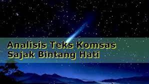 Pengajaran sajak bintang tingkatan 3. Nota Komsas Analisis Sajak Bintang Hati Antologi Bintang Hati