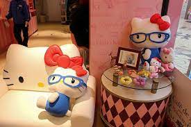 cafe de miki with hello kitty カフェドミキ ウイズ ハローキティ cafe de miki with hello kitty in 姫路 パリミキ メガネの三城 ハローキティー キティ キティちゃん