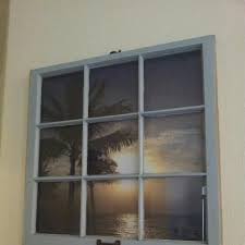 Birds For Sale In Florida Craigslist Took This Craigslist 9 Pane Old Double Hung Window Cleaned It Up Mounted A Large Print Of A Photo I D Ta Old Window Projects Double Hung Windows Fake Window