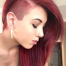 Side Shaved Emo Hairstyles For Girls With Medium Hair Emo Hair One Side Shaved Hairstyles Girls Shaved Hairstyles