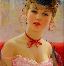 In The Garden Tonalist Aestheticism Thomas Dewing Painting for Sale