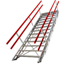 For instance, investing in portable steps to prevent slips, trips, and falls will require a review of the equipment as a unit. Double Width Portable Stairs Adjustastairs From Safesmart Canada
