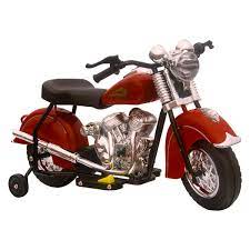 Giggo Toys Little Vintage Indian Motorcycle Battery Powered Riding Toy Battery Powered Riding Toy Vintage Indian Motorcycles Riding Motorcycle Red Motorcycle
