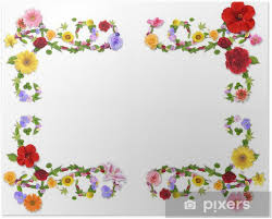 Oltre 61.000 vettori, foto stock e file psd. Poster Cornice Di Fiori Pixers Viviamo Per Il Cambiamento