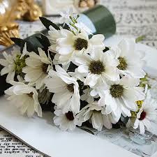 You can browse pictures of different gerber daisy bouquets and hopefully find the perfect one for your wedding. Yo Cho White Pink Mini Silk Daisy Artificial Flower Fake Gerbera Flowers For Home Garden Wedding Table Wall Backdrop Decor Flore Artificial Dried Flowers Aliexpress