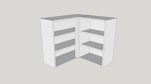 Corner shelves wall mounted corner shelves furniture wall wall mount shelves mirror decor. Kitchen Corner Wall Unit 3d Warehouse