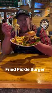 Delicious Pickle Burger and Loaded Hash Browns at Miller's Landing in  Humboldt, Iowa