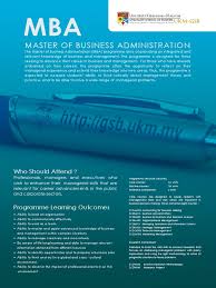 Part time phd and dba programs. Mba Programme Ukmgsb Master Of Business Administration Islamic Banking And Finance