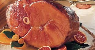 Recette Jambon Cuit Au Four Glace A La Cassonade Portion De Groupe Circulaire En Ligne Baked Ham Confort Food Brown Sugar Glaze