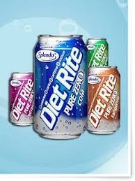 Splenda is used to sweeten the beverages in this line of products, and they contain no caffeine, carbohydrates, or calories. The Better Me Blog Diet Right Diet Rite Soft Drink Diet Rite Soft Drinks Diet
