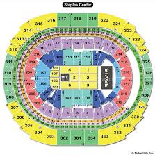 Staples Center Seating Chart Concert Concertsforthecoast