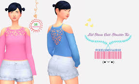 Pixelunivairse Sims 4 Clothing Sims 4 Mm Cc Maxis Match