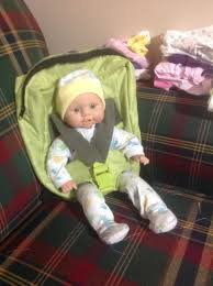 Diy Baby Carrier Backpack Made From A Blanket And Old Backpack Straps It Can Even Be Used As A Doll Car Seat Baby Doll Car Seat Diy Baby Stuff Doll Bed