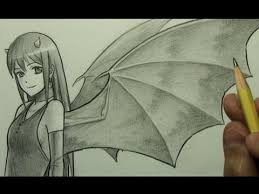 How To Draw Demon Wings Bat Like Youtube