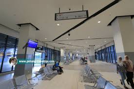 The bus station in georgetown is next to the ferry terminal and the ferry is free. Penang Sentral